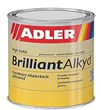 ADLER Brilliantalkyd - Weiß 750 ml - Kunstharzlack...